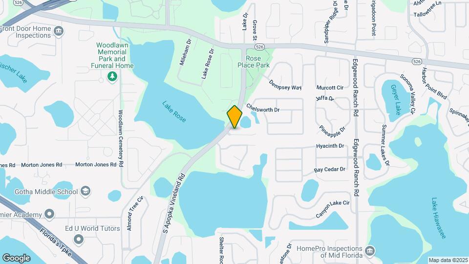 8227 Vineland Oaks Blvd Map and Location Details