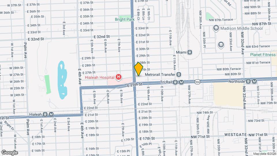824 E 26th St, Unit A2 Map and Location Details