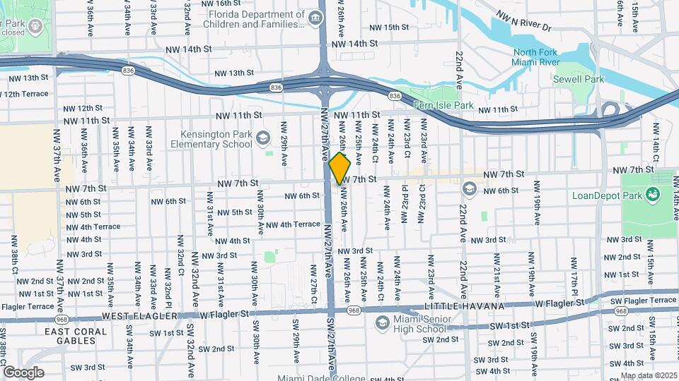 616 NW 26th Ave Map and Location Details