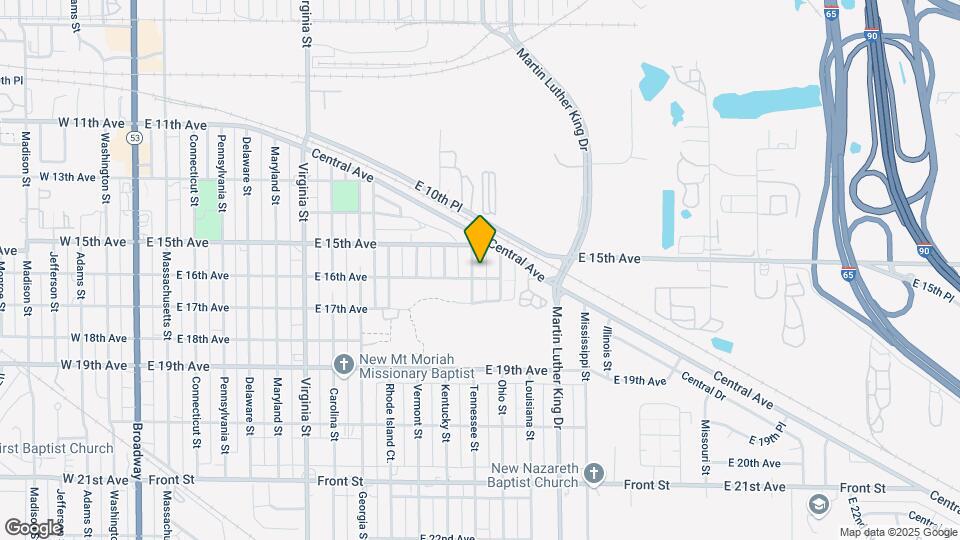 1543 Tennessee St Map and Location Details