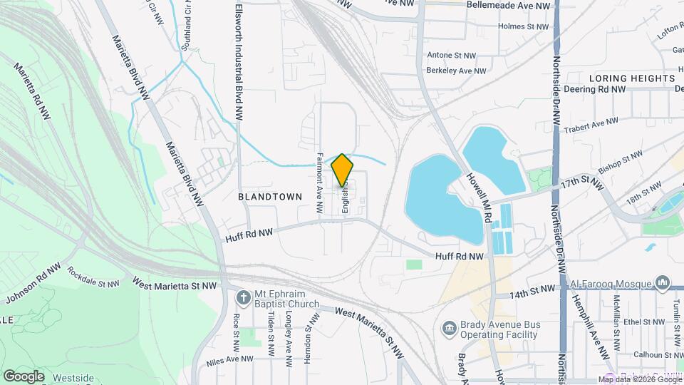 1322 English St NW Map and Location Details