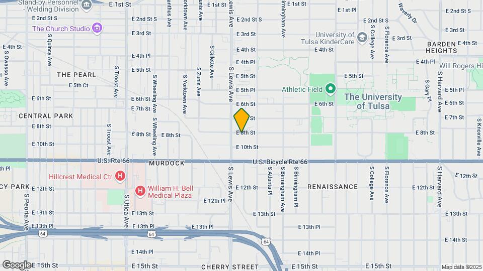 2420 E 8th St Map and Location Details