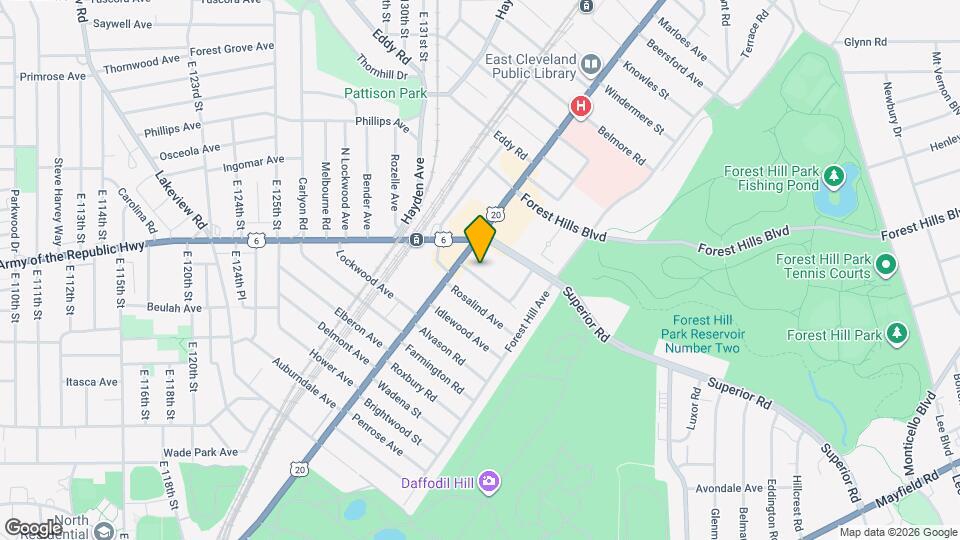 1815-1819 Garfield Rd Mapa y Detalles de la Ubicación