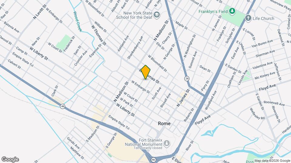 409 N George St, Unit #6 Map and Location Details