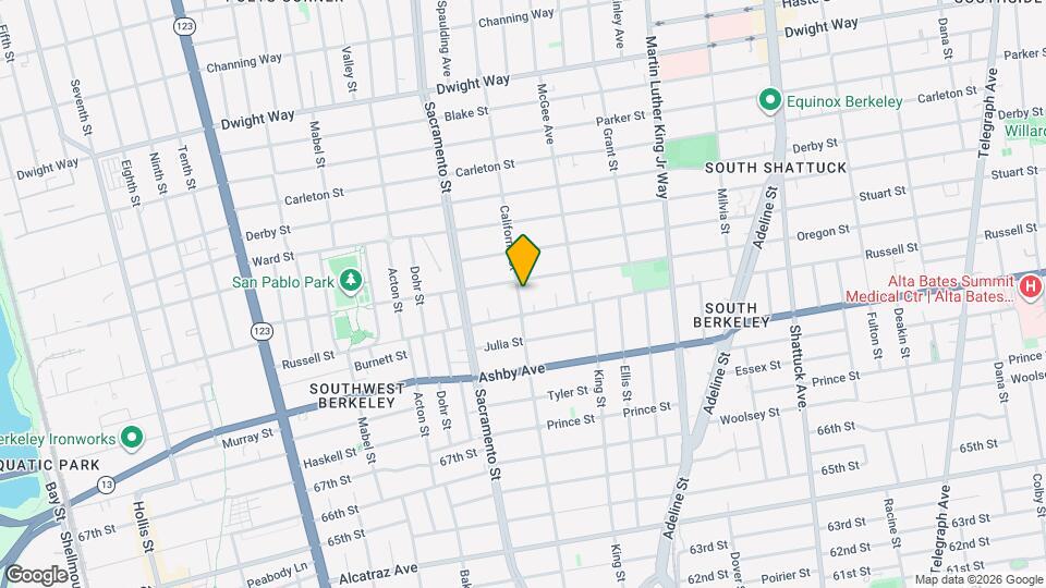 2835 California St, Unit 4 Mapa y Detalles de la Ubicación
