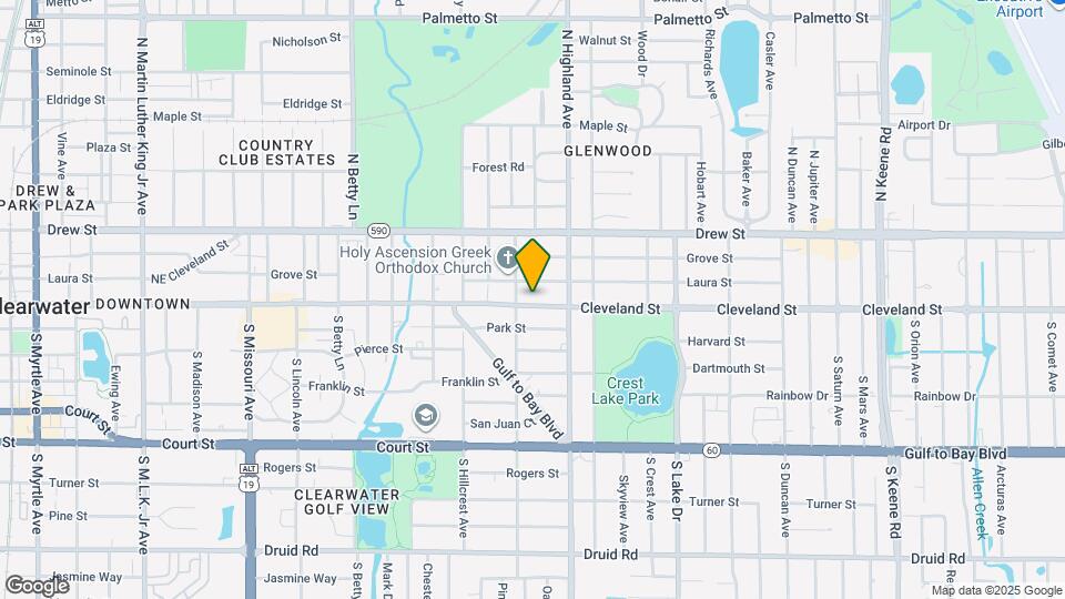 1462 Cleveland St Map and Location Details