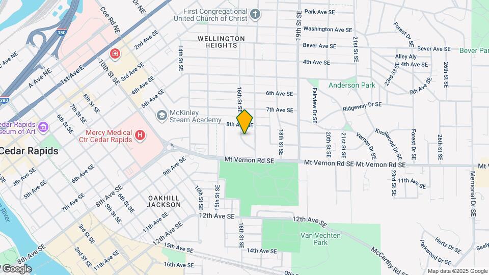 822 16th St SE Map and Location Details