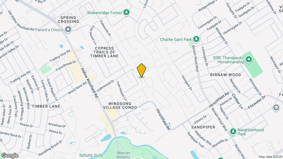 22851 Berthoud Trl Map and Location Details