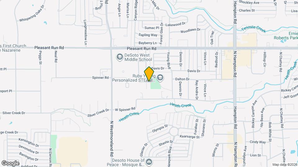 626 Saddlebrook Dr Map and Location Details