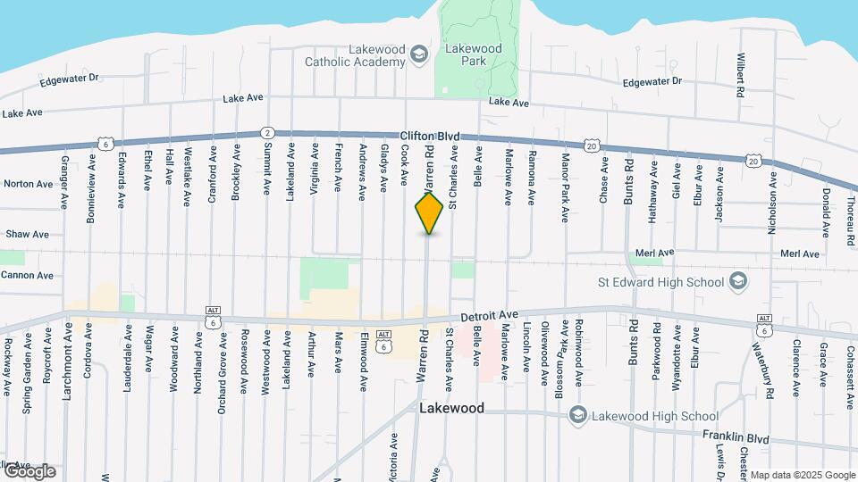 1299 Warren Rd Mapa y Detalles de la Ubicación