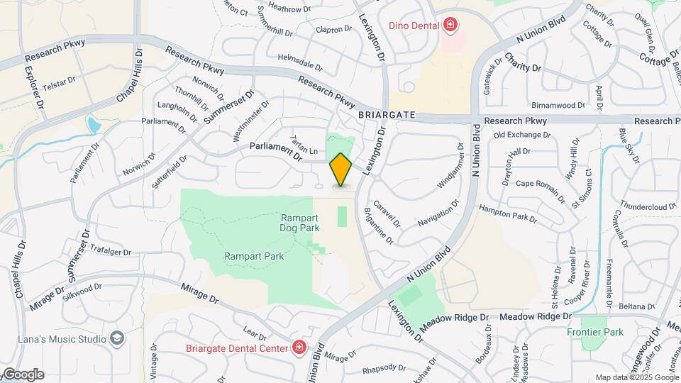 Cottages at Rampart Park Map and Location Details