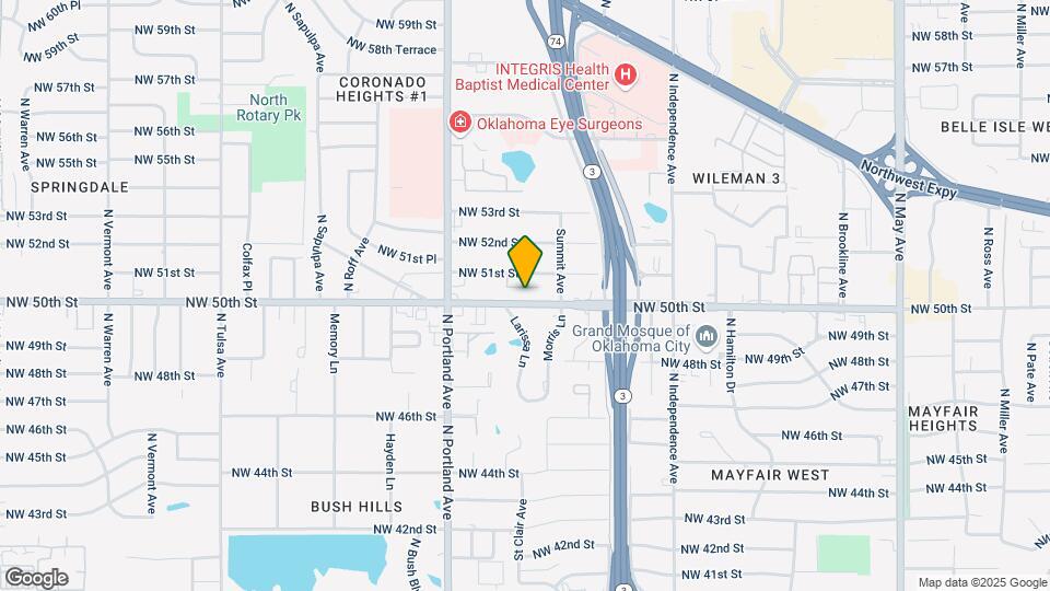 3533 NW 50th St Map and Location Details
