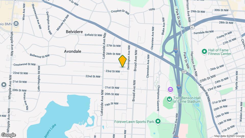 2921 23rd St NW Map and Location Details