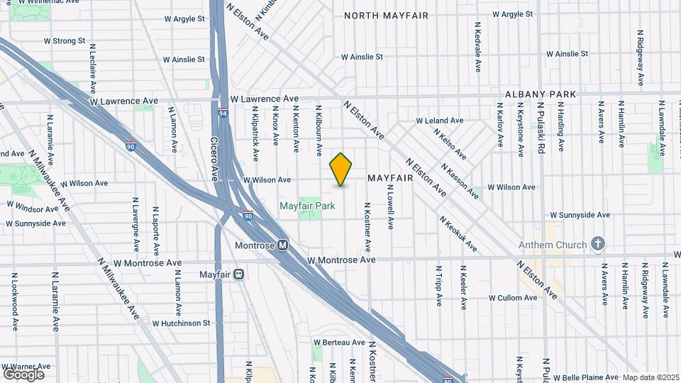 4540 N Kenneth Ave Map and Location Details