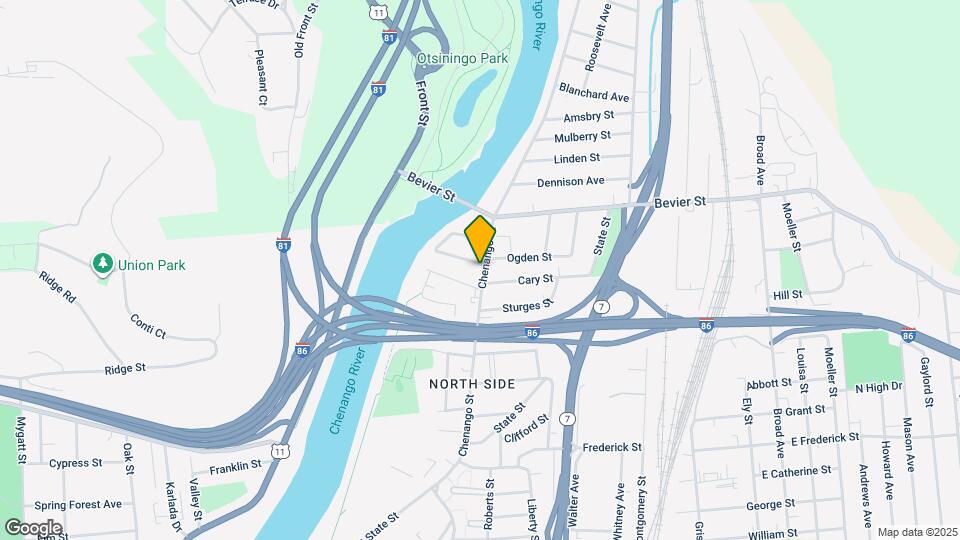 507 Chenango St Map and Location Details