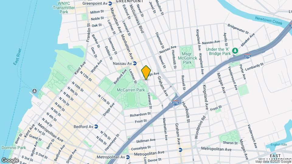 524 Manhattan Ave Mapa y Detalles de la Ubicación