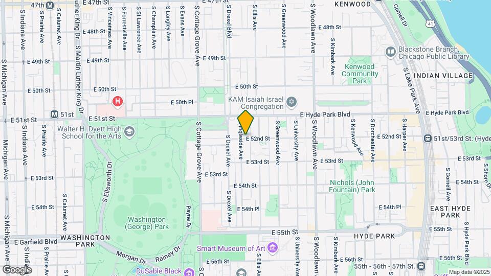 942 E 52nd St Map and Location Details