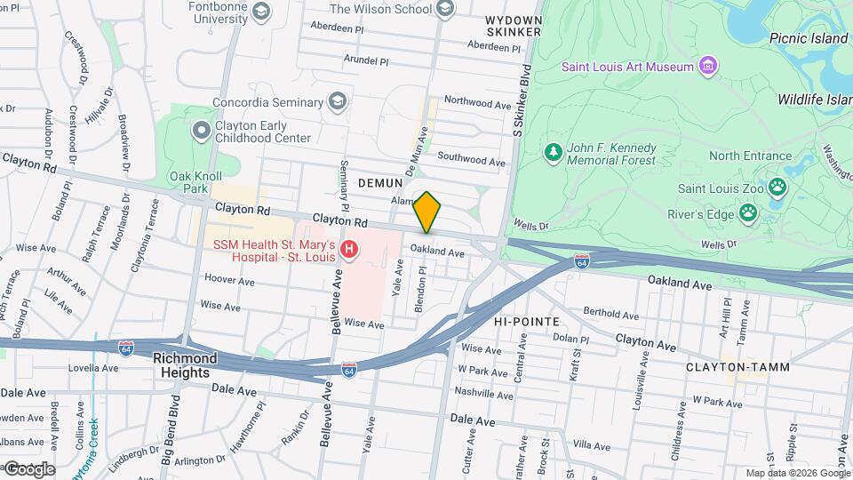 6340 Clayton Rd Map and Location Details