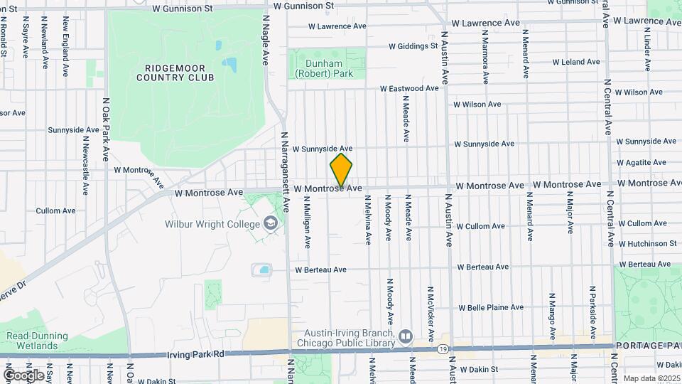 6241 W Montrose Ave, Unit 1 Map and Location Details