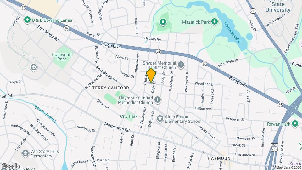 415 Cape Fear Ave Map and Location Details