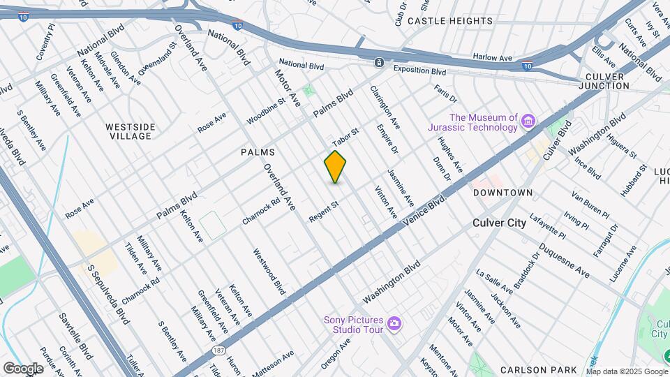 3668 Mentone Ave Map and Location Details