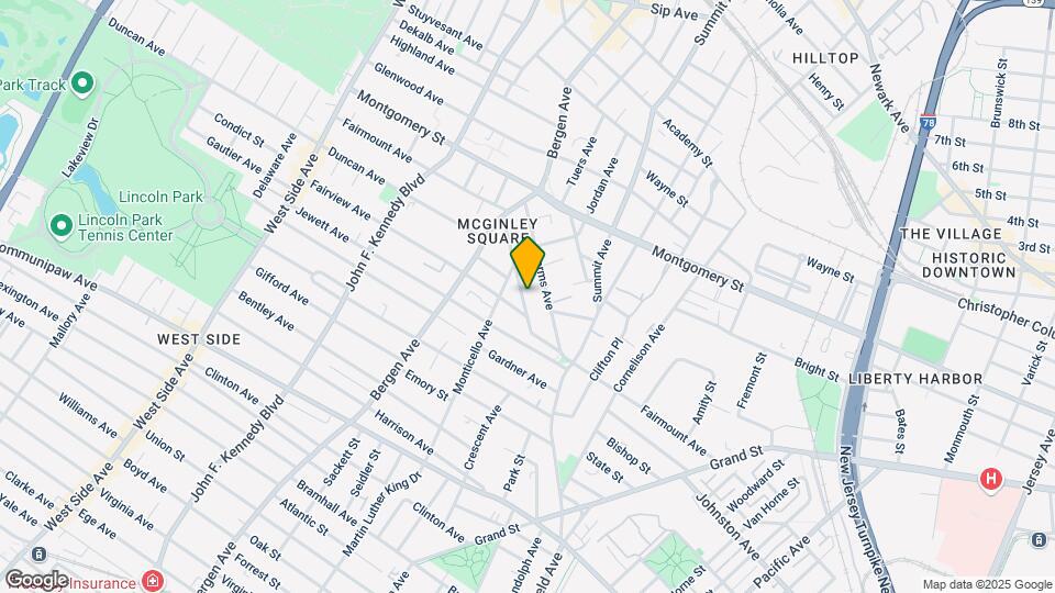 216 Fairmount Ave Mapa y Detalles de la Ubicación
