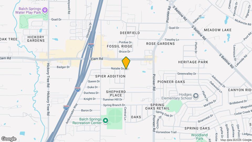 3808 Summer Hill Dr Map and Location Details