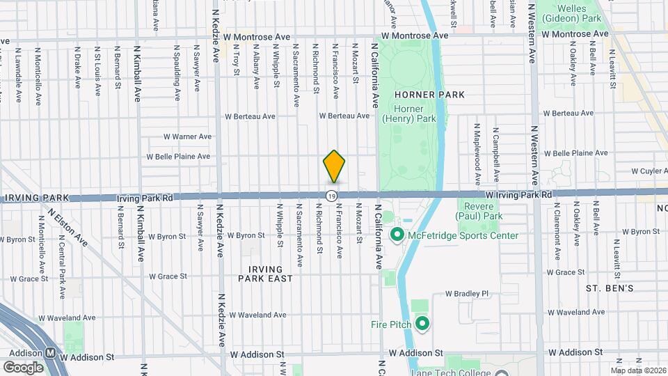 2900 W Irving Park Rd Mapa y Detalles de la Ubicación