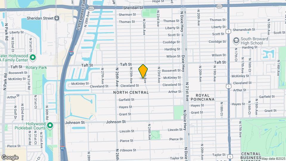 2406 McKinley St Map and Location Details