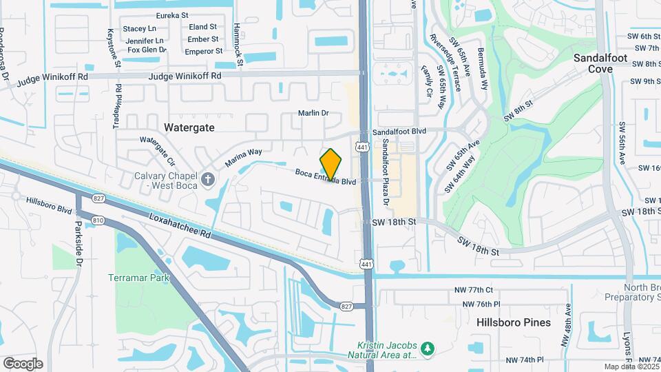 10144 Boca Entrada Blvd Map and Location Details