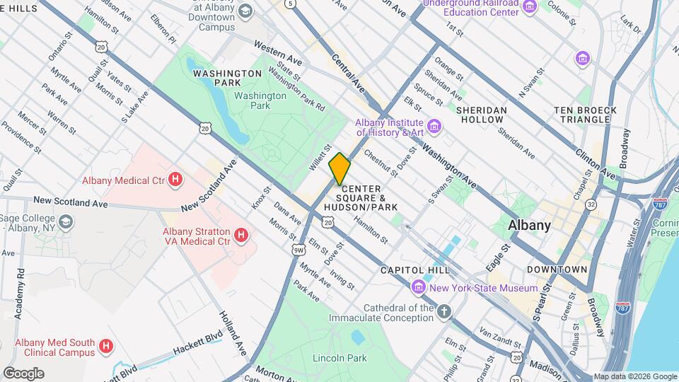 342 Hudson Ave, Unit #1 Mapa y Detalles de la Ubicación