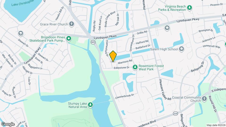 1436 Thamesford Dr Map and Location Details