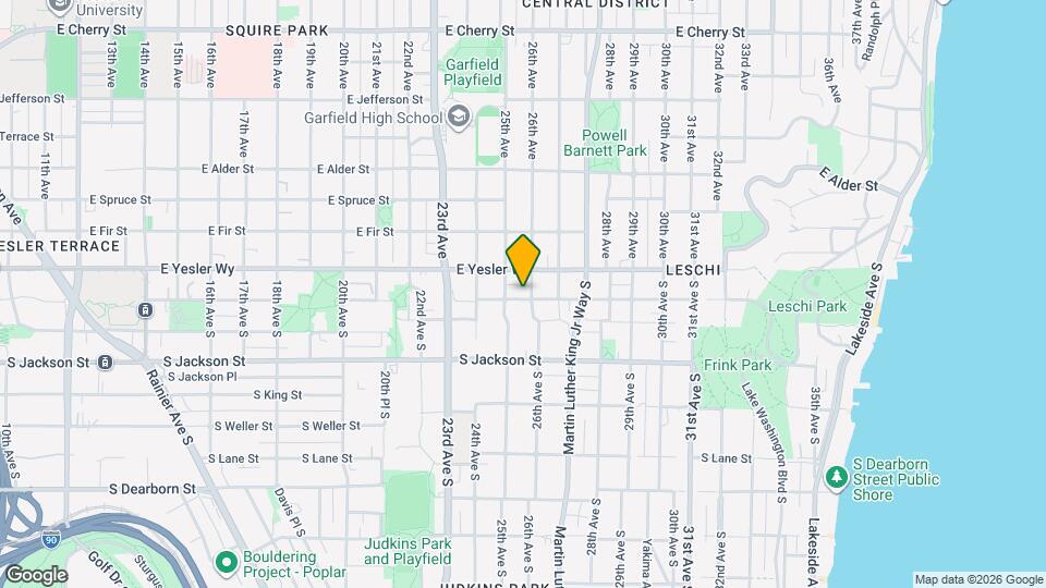 2514 S Washington St Map and Location Details