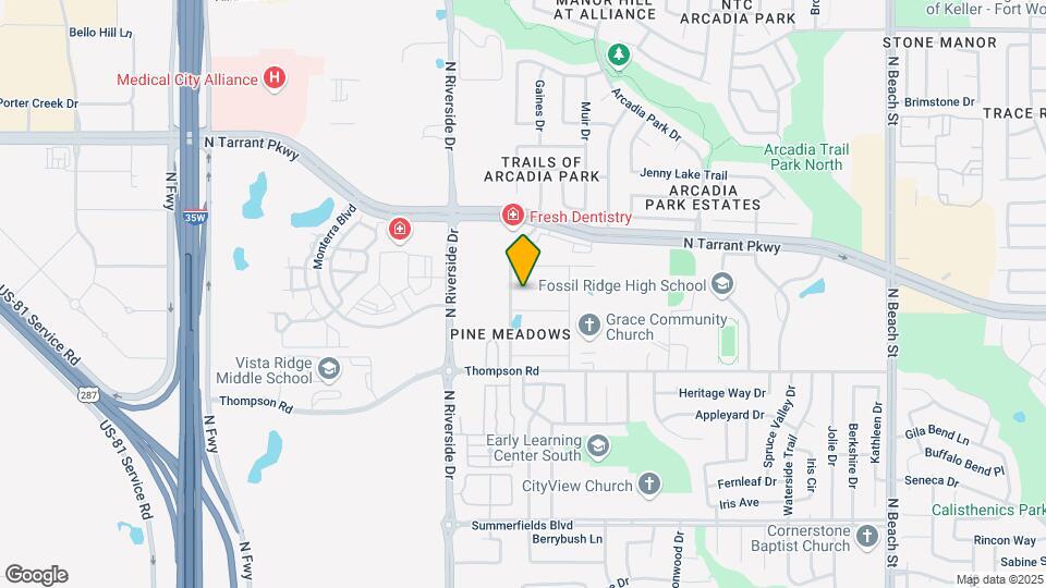 3708 Evergreen Ridge Rd Map and Location Details