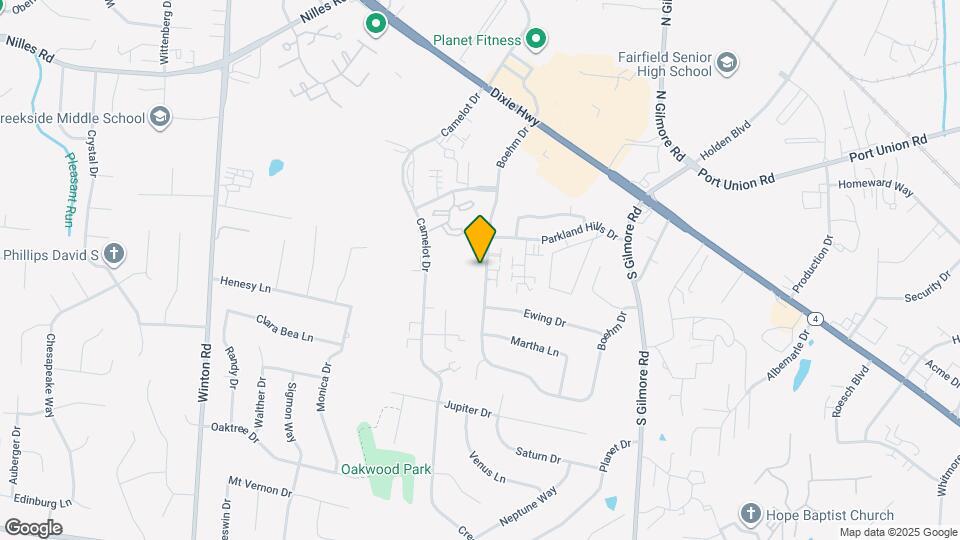 5336 Boehm Dr Map and Location Details