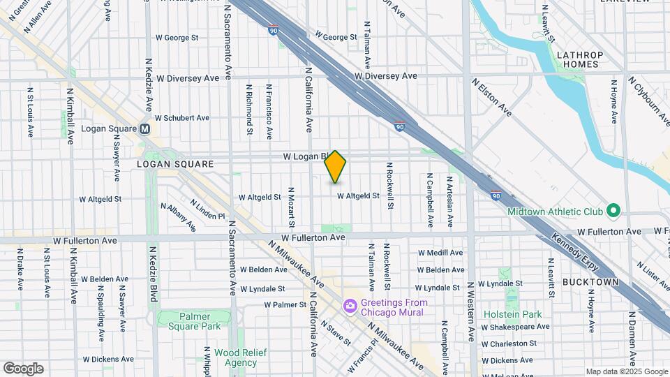 2511 N Fairfield Ave Map and Location Details