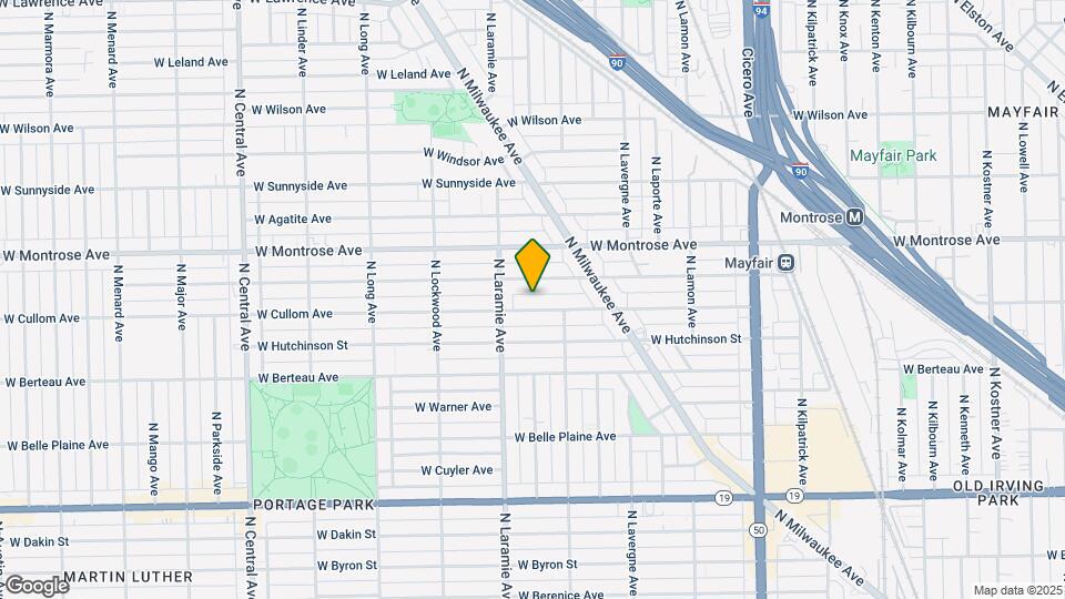 5126 W Cullom Ave Map and Location Details