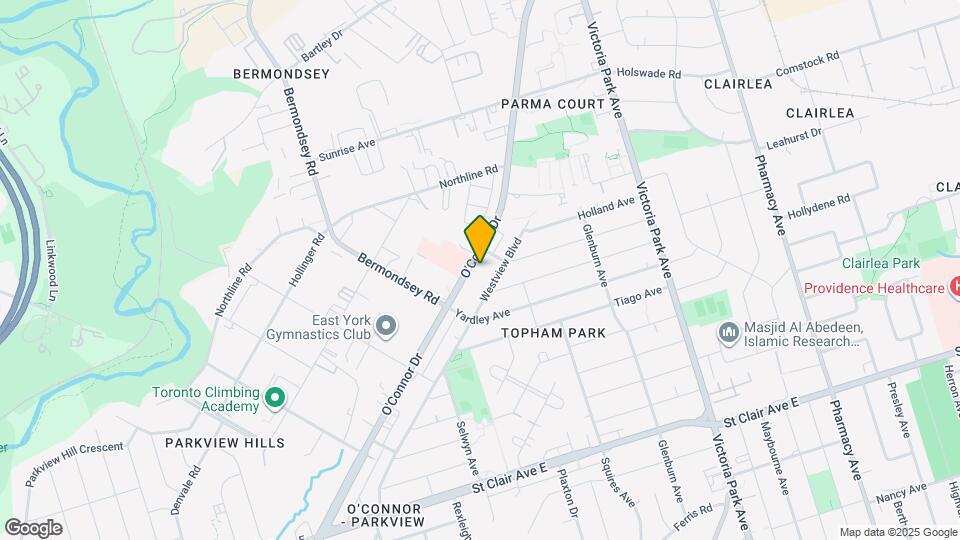 1475 O'Connor Dr Map and Location Details