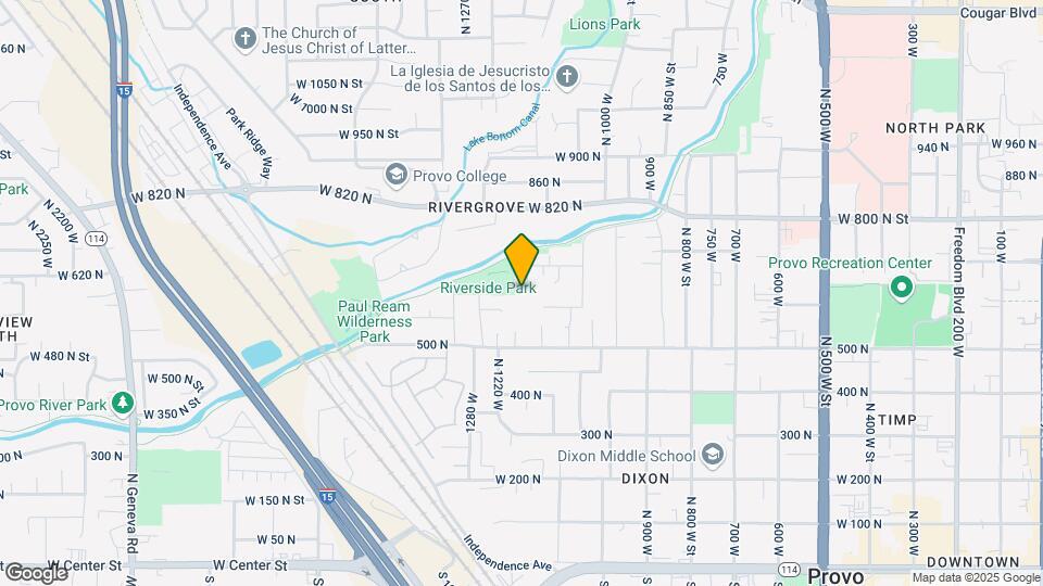 611 N 1150 W Map and Location Details