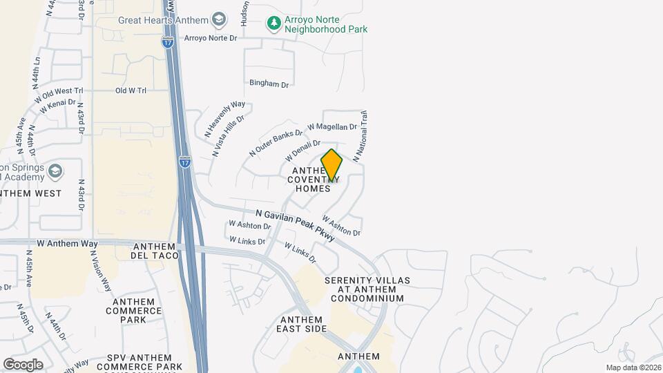 42913 N Voyage Trail Map and Location Details