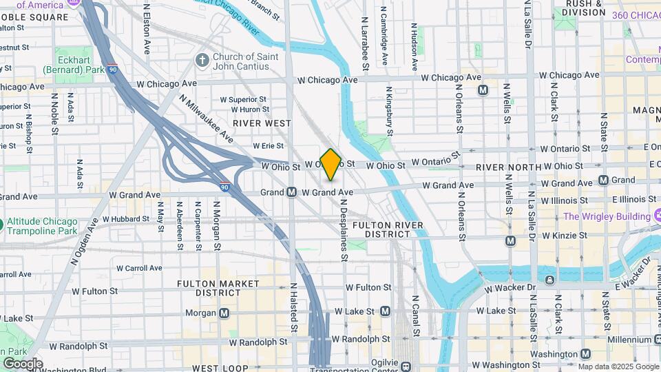 660 W Grand Ave, Unit 3W Map and Location Details