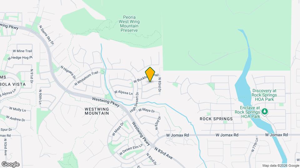 8351 W Rosewood Ln Mapa y Detalles de la Ubicación