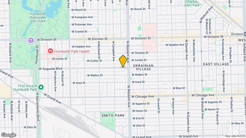 2423 W Augusta Blvd, Unit A Mapa y Detalles de la Ubicación