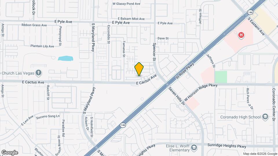 1593 Evening Spirit Ave Map and Location Details