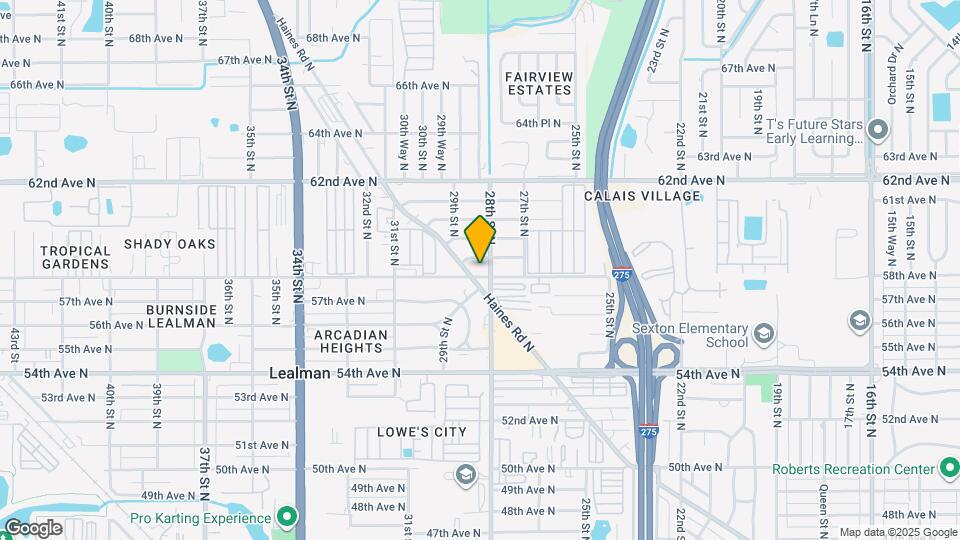 2825 58th Ave N-Unit -B Map and Location Details