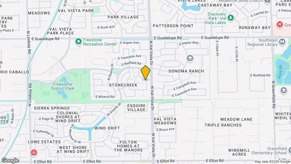 1534 E Campbell Ave Map and Location Details