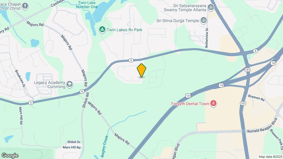 3144 Cross Creek Dr Map and Location Details