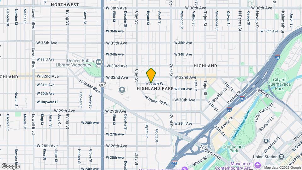 2514 W Argyle Pl Map and Location Details
