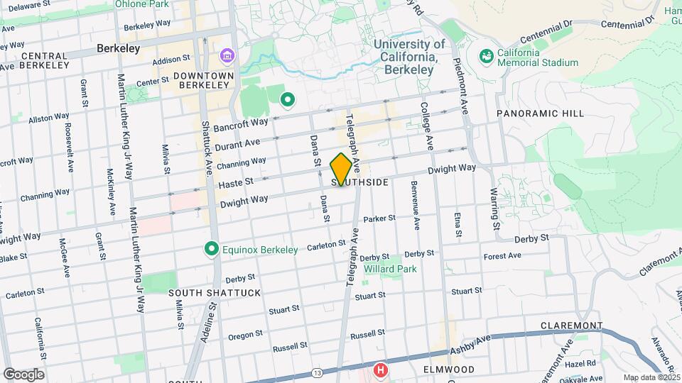 Dwight Blake Apartments Mapa y Detalles de la Ubicación