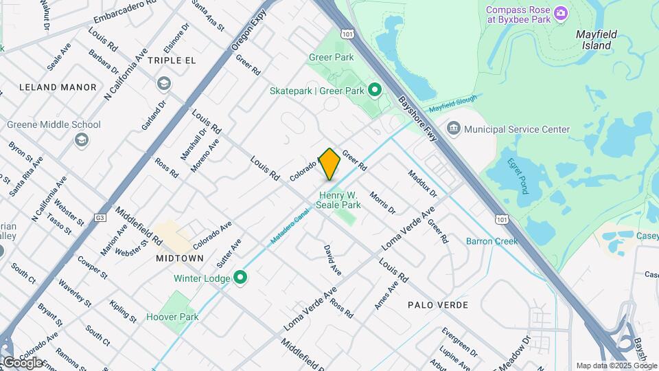 942 Clara Dr, Unit A Mapa y Detalles de la Ubicación